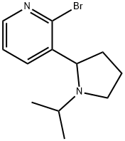 2-Bromo-3-(1-isopropyl-pyrrolidin-2-yl)-pyridine Structure