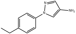 1-(4-Ethyl-phenyl)-1H-pyrazol-4-ylamine Struktur