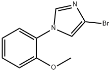 4-bromo-1-(2-methoxyphenyl)-1H-imidazole, 1353855-63-6, 结构式