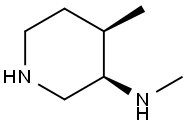 (3R,4R)-N,4-dimethyl-piperidin-3-amine Struktur