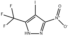 4-碘-3-硝基-5-(三氟甲基)-1H-吡唑,1354703-44-8,结构式