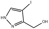 (4-Iodo-1H-pyrazol-3-yl)-methanol Structure