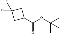 TERT-BUTYL 3,3-DIFLUOROCYCLOBUTANECARBOXYLATE Structure