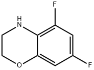 5,7-Difluoro-3,4-dihydro-2H-benzo[b][1,4]oxazine Struktur