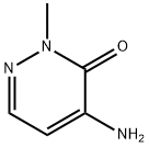 4-氨基-2-甲基哒嗪-3(2H)-酮, 13563-36-5, 结构式