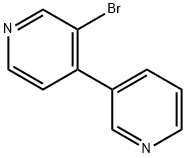 3'-bromo-3,4'-bipyridine Struktur