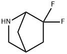 6,6-Difluoro-2-aza-bicyclo[2.2.1]heptane 结构式
