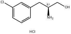 (2S)-2-AMINO-3-(3-CHLOROPHENYL)PROPAN-1-OL HCl Struktur