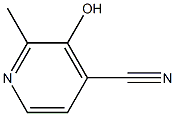 4-Pyridinecarbonitrile, 3-hydroxy-2-methyl- 结构式