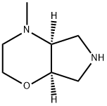 (4AS,7AR)-4-METHYLOCTAHYDROPYRROLO[3,4-B][1,4]OXAZINE,1360534-98-0,结构式