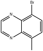 5-溴-8-甲基喹喔啉, 1360599-43-4, 结构式