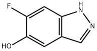 6-fluoro-1H-indazol-5-ol, 1360884-19-0, 结构式