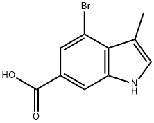 4-bromo-3-methyl-1H-indole-6-carboxylic acid Structure