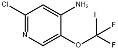 2-氯-5-(三氟甲氧基)吡啶-4-胺,1361890-39-2,结构式