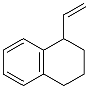 1-vinyl-1,2,3,4-tetrahydronaphthalene 结构式