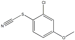 Thiocyanic acid, 2-chloro-4-methoxyphenyl ester 结构式