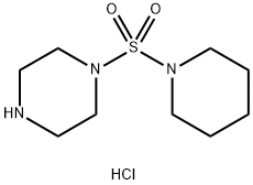 1-(PIPERIDIN-4-YLSULFONYL)PIPERAZINE HYDROCHLORIDE Structure