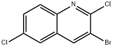 3-Bromo-2,6-dichloro-quinoline Struktur