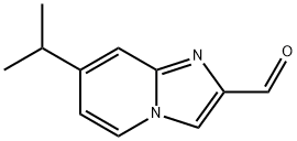 Imidazo[1,2-a]pyridine-2-carboxaldehyde, 7-(1-methylethyl)- Structure