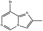 8-bromo-2-methylimidazo[1,2-c]pyrimidine,1368342-41-9,结构式
