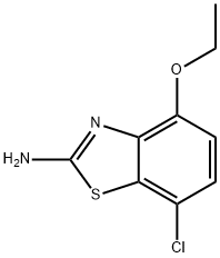 7-Chloro-4-ethoxy-benzothiazol-2-ylamine Structure