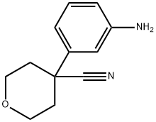 2H-Pyran-4-carbonitrile, 4-(3-aminophenyl)tetrahydro-