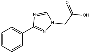 2-(3-苯基-1H-1,2,4-三唑-1-基)乙酸, 1368811-52-2, 结构式