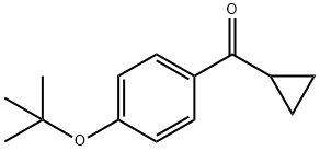 (4-(TERT-BUTOXY)PHENYL)(CYCLOPROPYL)METHANONE,1368964-87-7,结构式