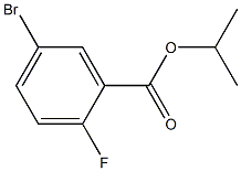 丙-2-基5-溴-2-氟苯甲酸酯 结构式
