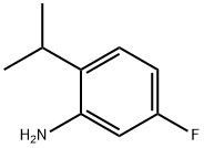 5-Fluoro-2-isopropyl-phenylamine, 1369777-05-8, 结构式