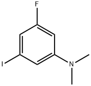 3-Fluoro-5-iodo-N,N-dimethylaniline Struktur