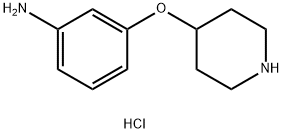 3-(哌啶-4-基氧基)苯胺盐酸盐, 1370365-89-1, 结构式