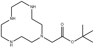 1,4,7,10-Tetraazacyclododecane-1-acetic acid,1,1-dimethylethyl ester, 137145-75-6, 结构式