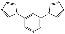 3,5-二(4-咪唑-1-基)吡啶,1374155-84-6,结构式