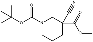 1374656-70-8 1-(TERT-BUTYL) 3-METHYL 3-CYANOPIPERIDINE-1,3-DICARBOXYLATE