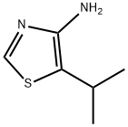 5-(propan-2-yl)-1,3-thiazol-4-amin 化学構造式