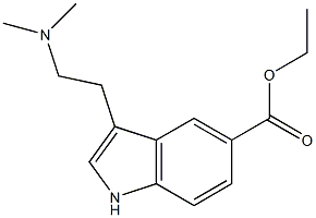 1H-Indole-5-carboxylic acid, 3-[2-(dimethylamino)ethyl]-, ethyl ester Structure
