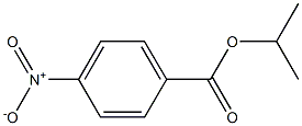 Benzoicacid, 4-nitro-, 1-methylethyl ester Structure