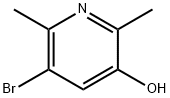 3-Pyridinol, 5-bromo-2,6-dimethyl- Struktur