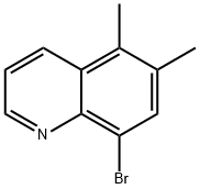 8-Bromo-5,6-dimethyl-quinoline Struktur