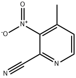 4-Methyl-3-nitro-pyridine-2-carbonitrile Structure