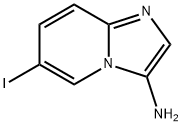 6-Iodo-imidazo[1,2-a]pyridin-3-ylamine 化学構造式