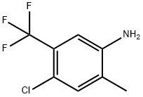 4-氯-2-甲基-5-(三氟甲基)苯胺, 1379346-32-3, 结构式