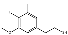 2-(3,4-DIFLUORO-5-METHOXYPHENYL)ETHANETHIOL Struktur