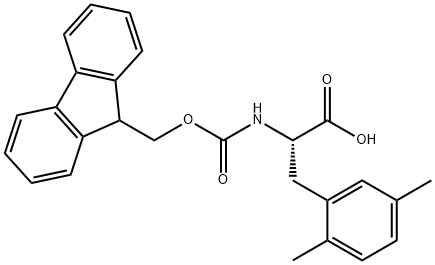 Fmoc-2,5-Dimethy-DL-Phenylalanine,1379837-87-2,结构式
