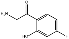 2-amino-1-(4-fluoro-2-hydroxyphenyl)ethanone Struktur