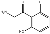 2-Amino-1-(2-fluoro-6-hydroxyphenyl)ethanone Struktur