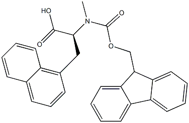 N-FMOC-N-METHYL-3-(1-NAPHTHYL)-L-ALANINE,1380327-68-3,结构式