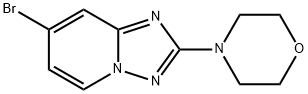 4-(7-BROMO-[1,2,4]TRIAZOLO[1,5-A]PYRIDIN-2-YL)MORPHOLINE Structure