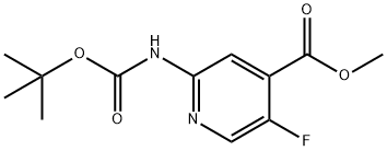 2-(BOC-氨基)-5-氟异烟酸甲酯